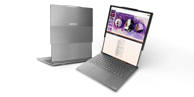 Lenovo готовится выпустить ноутбук с «вырастающим» экраном