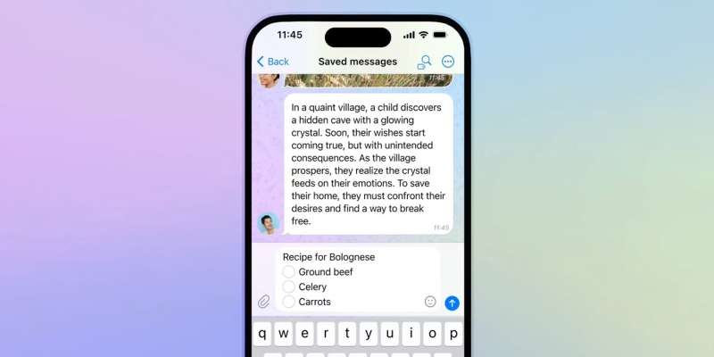 Telegram тестирует списки задач в личных и групповых чатах